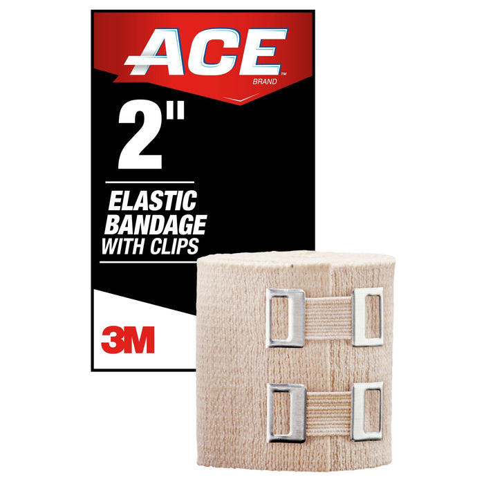 ACE Elastic Bandage w/clips 207310, 2 in