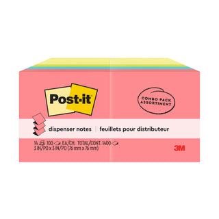 Post-it® Dispenser Pop-up Notes R330-14YWM, 3 in x 3 in, Canary Yellow