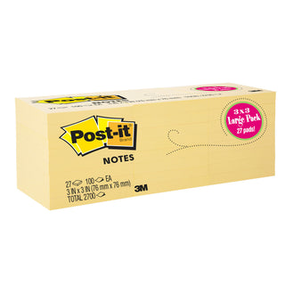 Post-it® Notes 654-2700-YW