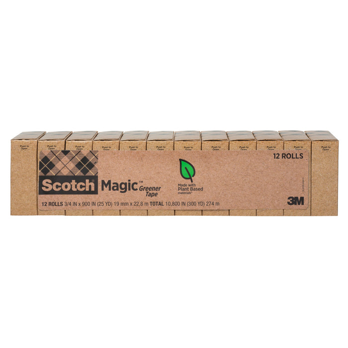 Scotch® Magic Greener Tape 812-12P, 3/4 in x 900 in (19 mm x 22,8 m)