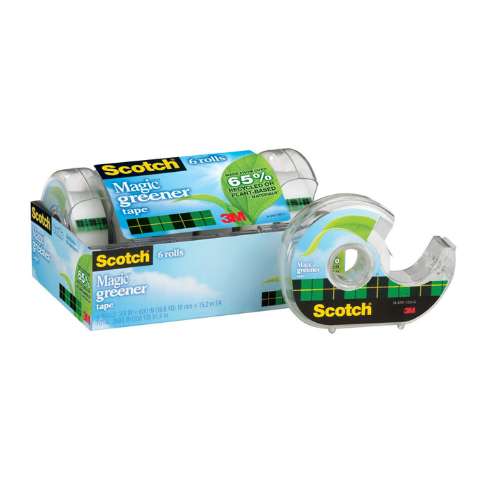 Scotch® Magic Greener Tape 6123, 3/4 in x 600 in (19 mm x 15,2 m)