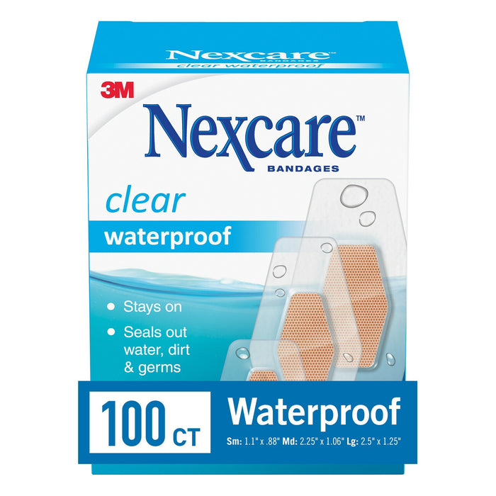 Nexcare Waterproof Assorted Bandages 432-100 100ct