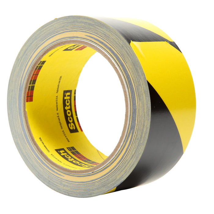 3M Safety Stripe Tape 5702, Black/Yellow, 1 in x 36 yd, 5.4 mil, 36Roll/Case