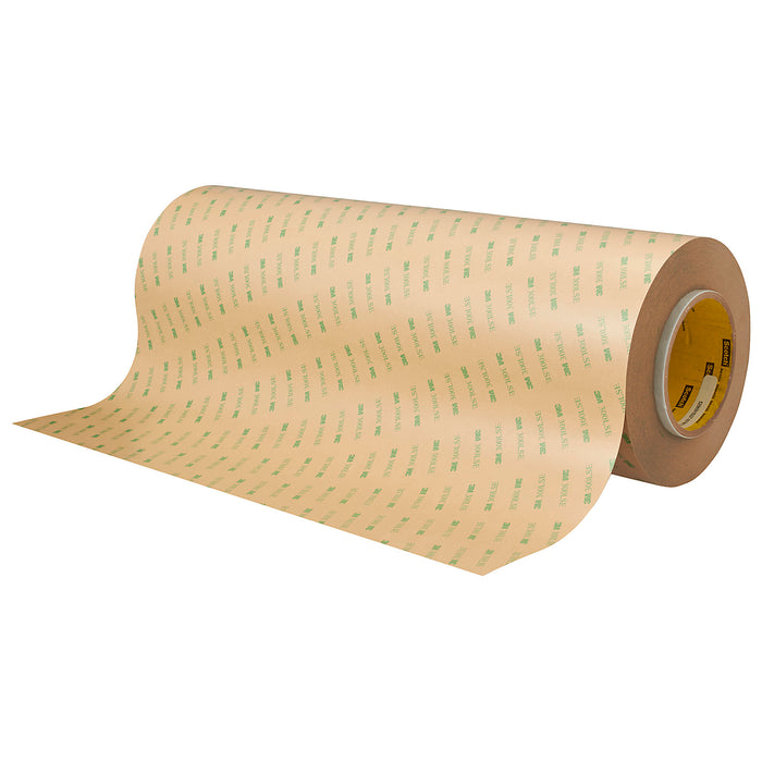 3M Adhesive Transfer Tape 9671LE, Clear, 12 in x 180 yd, 2 mil
