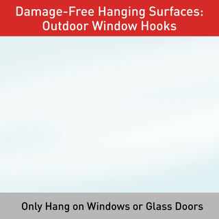 Command Outdoor Medium Clear Window Hooks 17091CLR-AWES