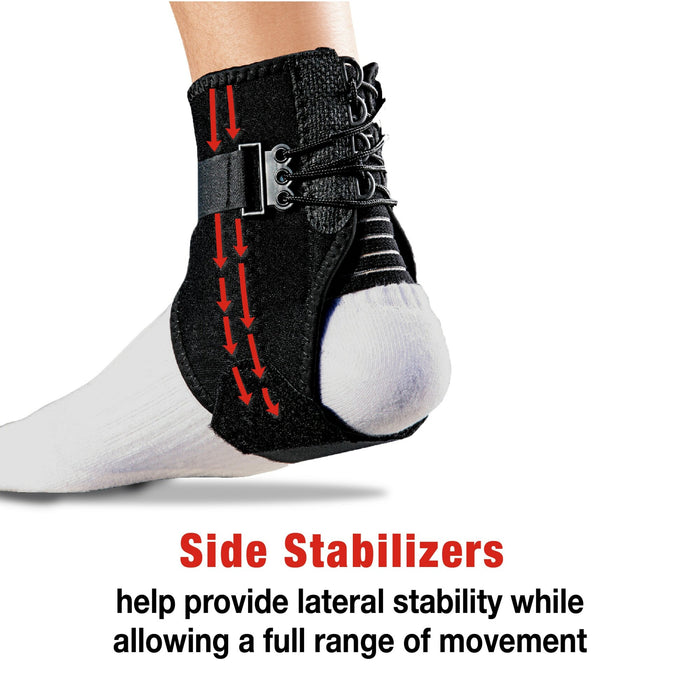 ACE Ankle Brace with Side Stabilizers 207266, One Size Adjustable