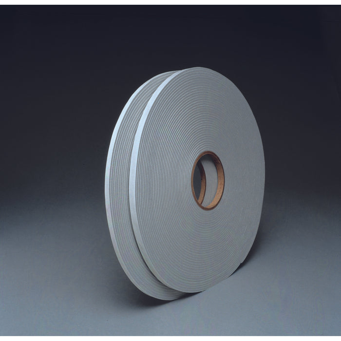 3M Venture Tape Vinyl Foam Tape 1718, Gray, 3/8 in x 75 ft, 125 mil
