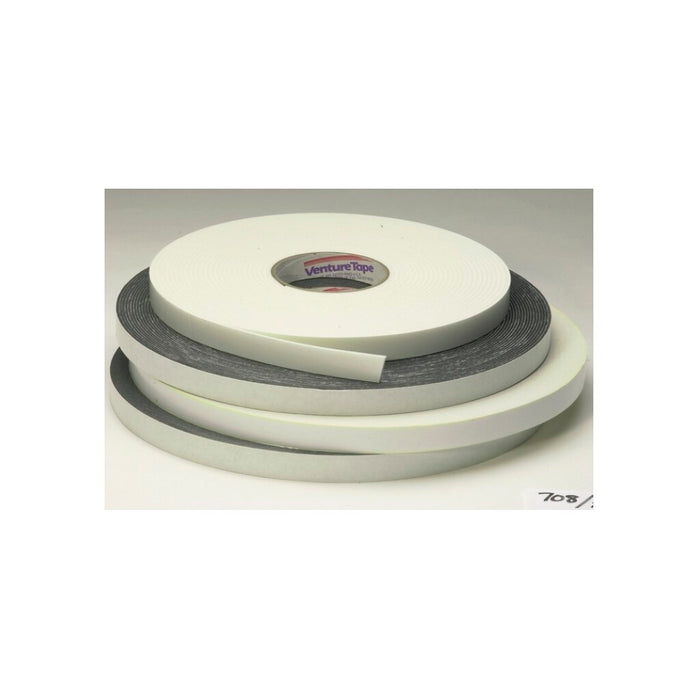 3M Venture Tape Single Sided 62 mil Polyethylene Foam Glazing TapeVS716G, Gray