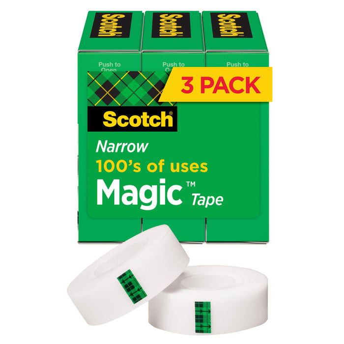 Scotch® Magic Tape 810H3 1/2 in x 1296 in
