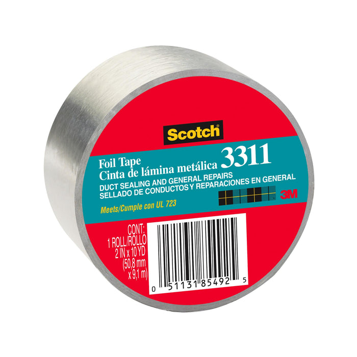Scotch® Foil Tape 3311-10A, 2.0 in x 10 yd (50.8 mm x 9,1 m)
