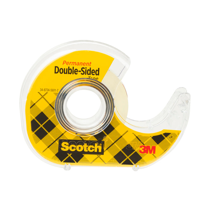 Scotch® Double Sided Tape 6137H-2PC-MP 1/2 in x 500 in