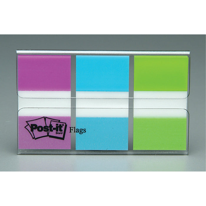 Post-it® Flags 680-PBG, .94 in. x 1.7 in. (23.8 mm x 43.2 mm) Purple,Blue