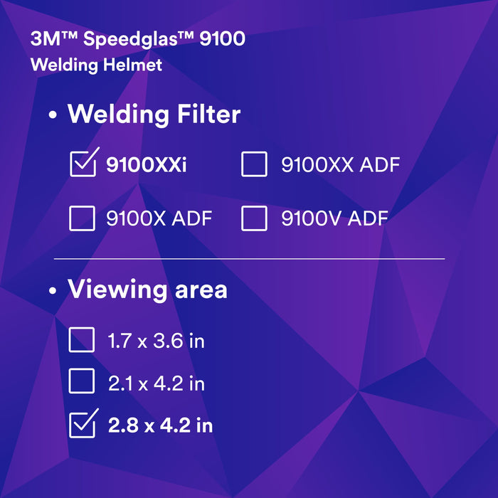 3M Speedglas 9100XXi Auto Darkening Filter with Silver Front