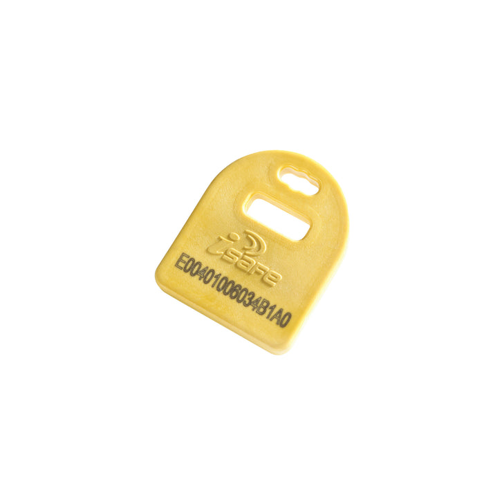 3M Connected Safety ID Mechanical Mount HF RFID Tag CSID-HANG, 9505842, Yellow