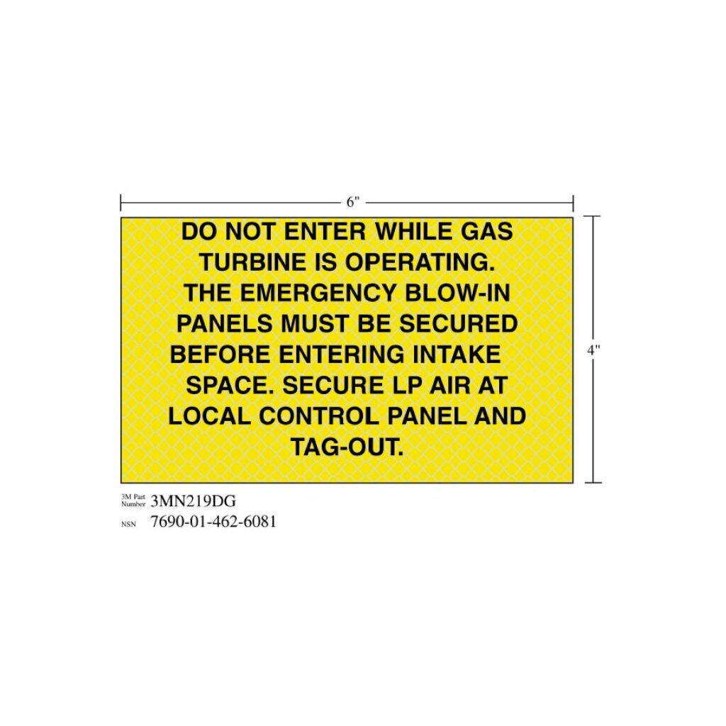 3M Diamond Grade Safety Sign 3MN219DG, 