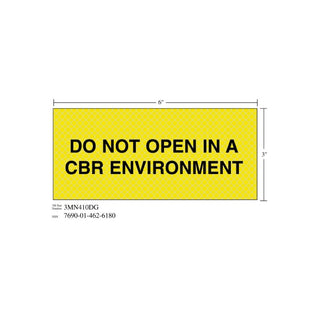 3M Diamond Grade Ventilation Sign 3MN410DG, "DO…ENVIRON", 7 in x 3 inage