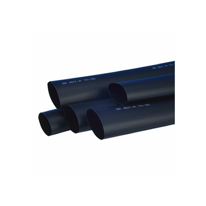 3M Medium-Duty Adhesive-Lined Polyolefin Heat Shrink Tube MDT 0400Black 12-in