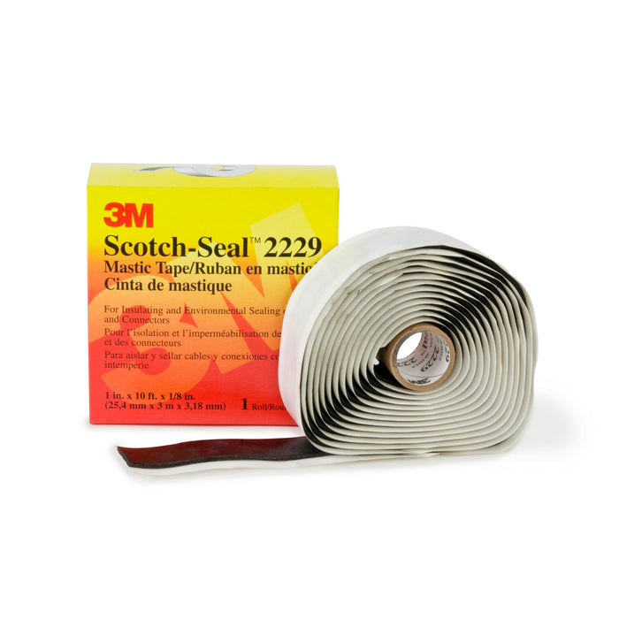 3M Scotch-Seal Mastic Tape Compound 2229, 3-3/4 in X 3-3/4 in, Black