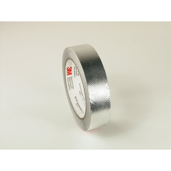 3M Embossed Aluminum Foil EMI Shielding Tape 1267, 1 in x 18 yd, 3 inPaper Core