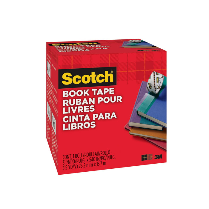 Scotch® Book Tape, 845-300, 3 in x 540 in (76,2 mm x 13,7 m)