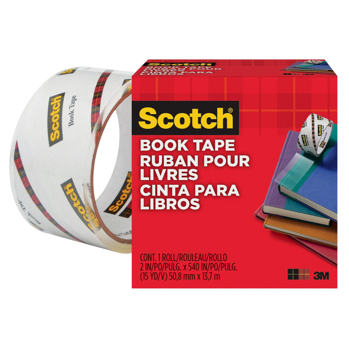 Scotch® Book Tape, 845-200, 2 in x 540 in (50,8 mm x 13,7 m)