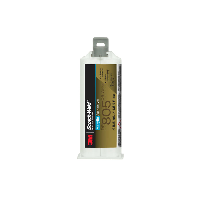 3M Scotch-Weld Acrylic Adhesive DP805, Off-White, 48.5 mL Duo-Pak