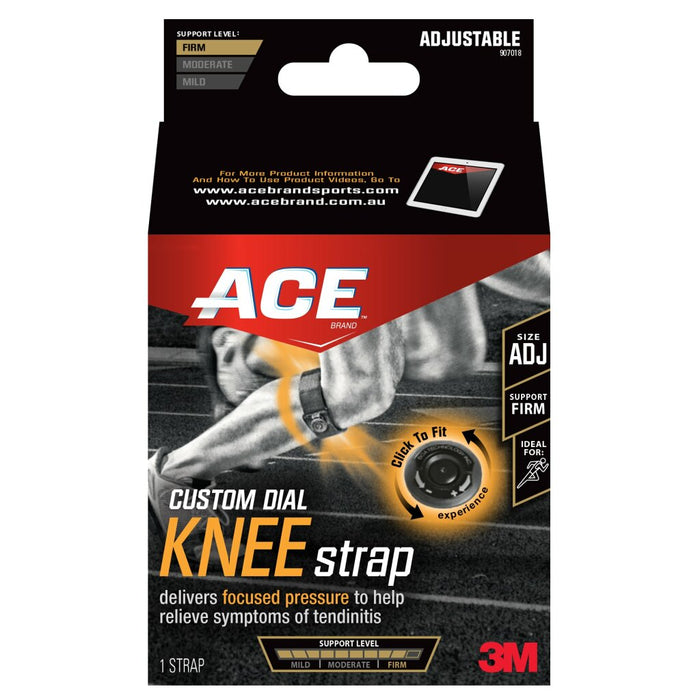 ACE Custom Dial Knee Strap, 907018, Adjustable