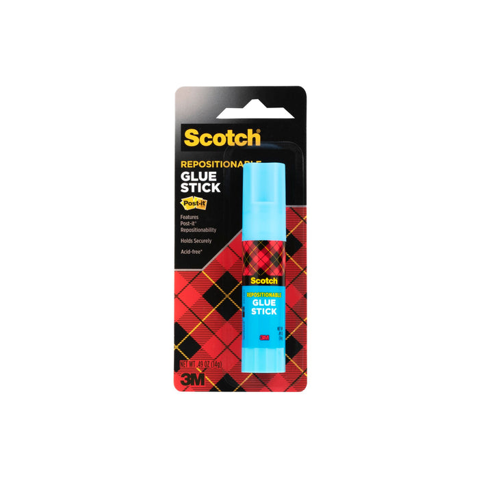 Scotch® Restickable Glue Stick, 6314, .49 oz