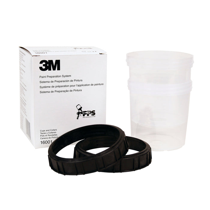 3M PPS Cup & Collar, 16001, Standard, 2 per carton