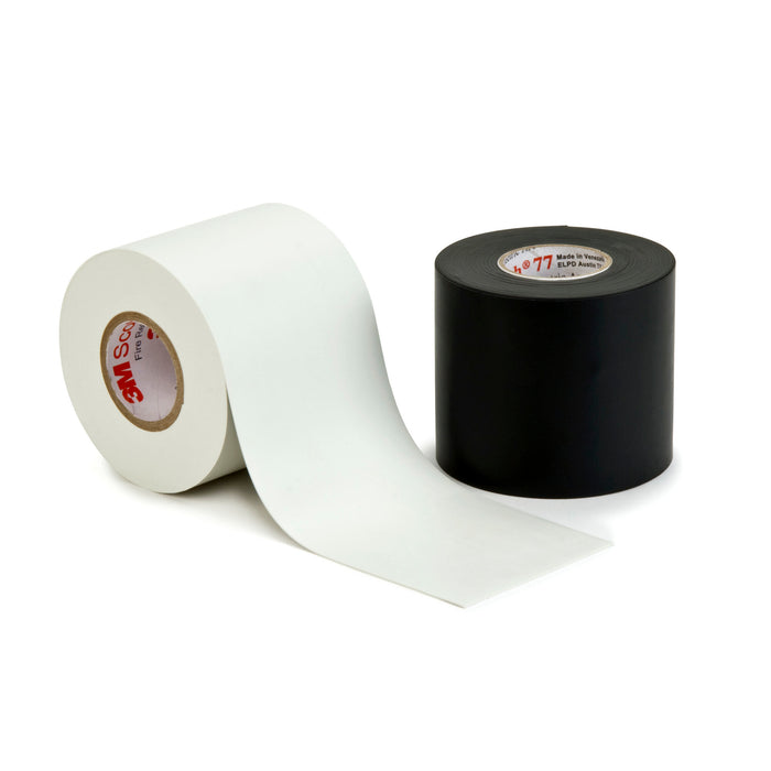 Scotch® Fire-Retardant Electric Arc Proofing Tape 77, 3 in x 20 ft,Black