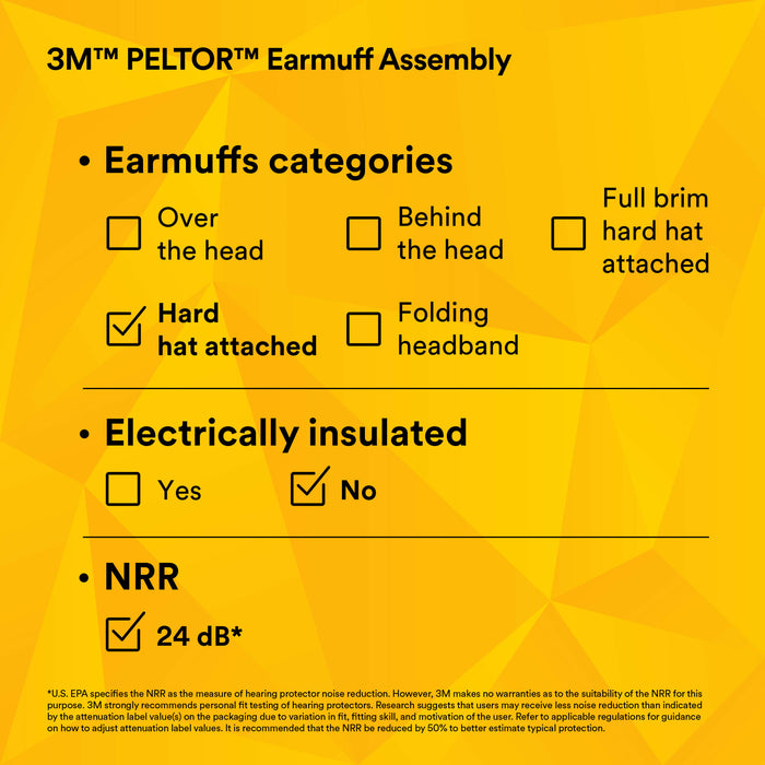 3M PELTOR Earmuff Assembly M-985/37333(AAD)