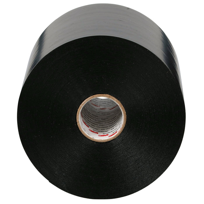 3M Scotchrap Vinyl Corrosion Protection Tape 51, 6 in x 100 ft,Unprinted, Black