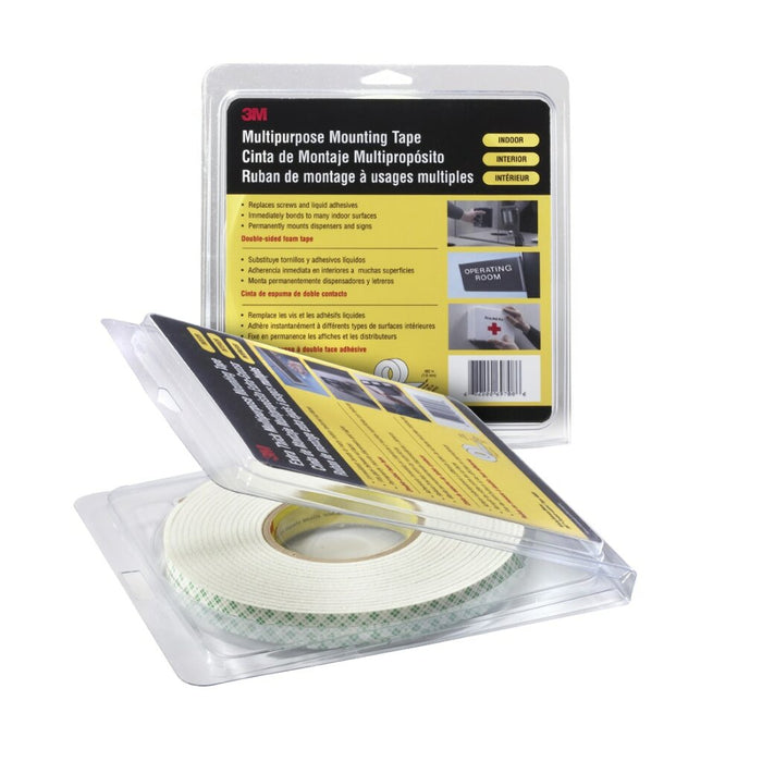 3M Double Coated Urethane Foam Tape 4016, Off White, 2 in x 36 yd, 62mil
