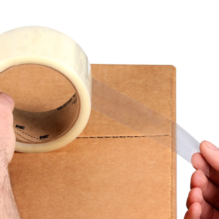 Scotch® Box Sealing Tape 371, Clear, 48 mm x 100 m
