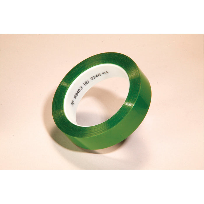 3M Polyester Tape 8403, Green, 24 in x 72 yd, 2.4 mil
