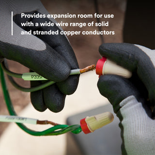 3M Performance Plus Wire Connector T/R+JUG, 750 per Jug, smooth