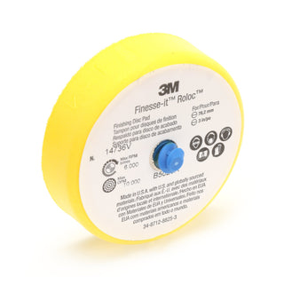 3M Finesse-it Roloc Finishing Disc Pad 14736V, 3 in Firm