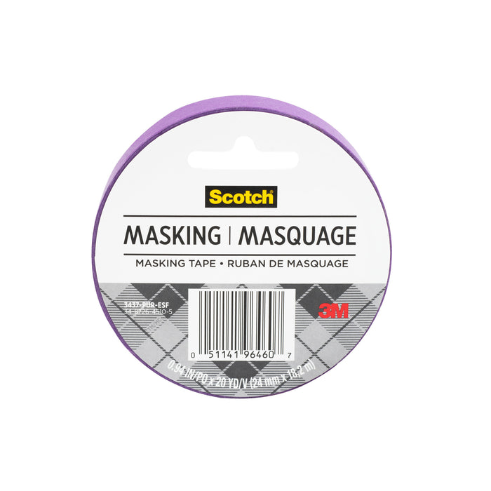 Scotch® Expressions Masking Tape, 3437-PUR-ESF, Purple