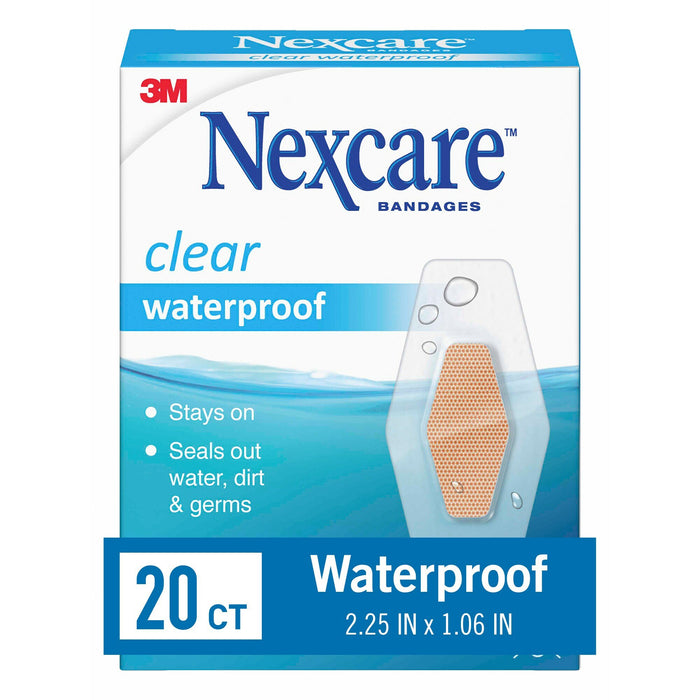 Nexcare Waterproof Bandages 586-20PB, 20 ct