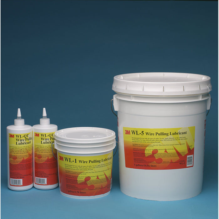 3M Wire Pulling Lubricant Gel WL-1, One Gallon, 4 Drums