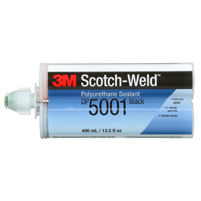 3M Scotch-Weld Polyurethane Sealant DP5001, Black, 400 mL Duo-Pak