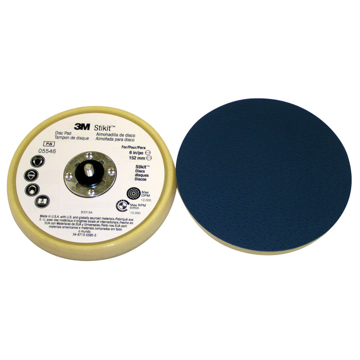 3M Stikit Low Profile Finishing Disc Pad 05546, 6 in x 11/16 in5/16-24 External