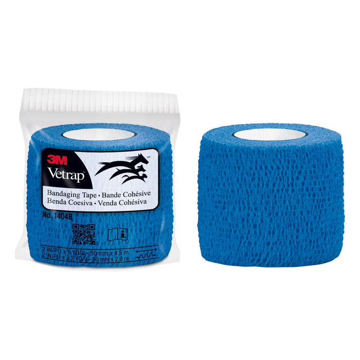 3M Vetrap Bandaging Tape 1404B-36, Blue, 2 in x 5 yd (50 mm x 4,5 m)