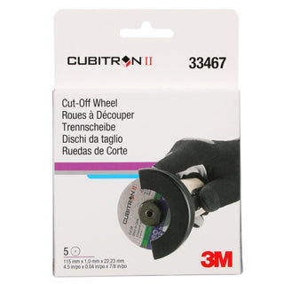 3M Cubitron II Cut-Off Wheel, 33467, 4.5 in x 0.04 in x 7/8 in, 5 per
pack