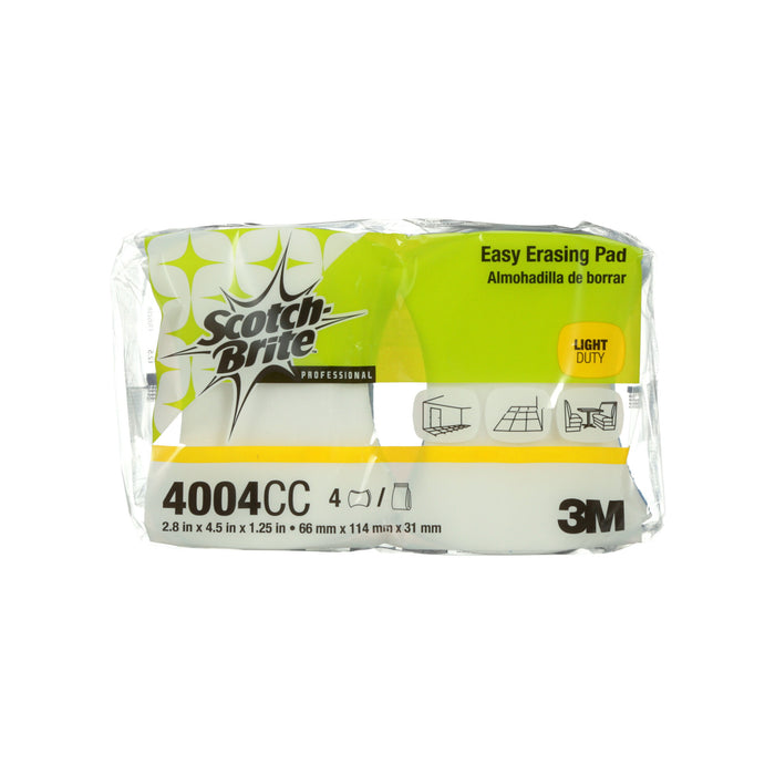 Scotch-Brite Easy Erasing Pad 4004CC, 2.8 in x 4.5 in x 1.2 in