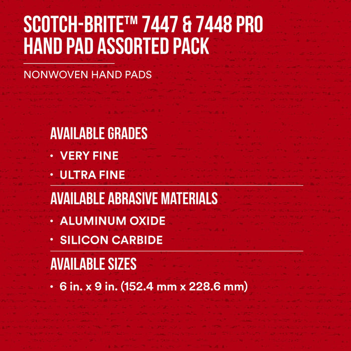 Scotch-Brite Pro Hand Pad, 64933, PO-HP