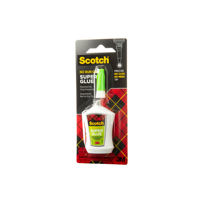 Scotch® Super Glue Gel in Precision Applicator, AD125, .14 oz (4 g)