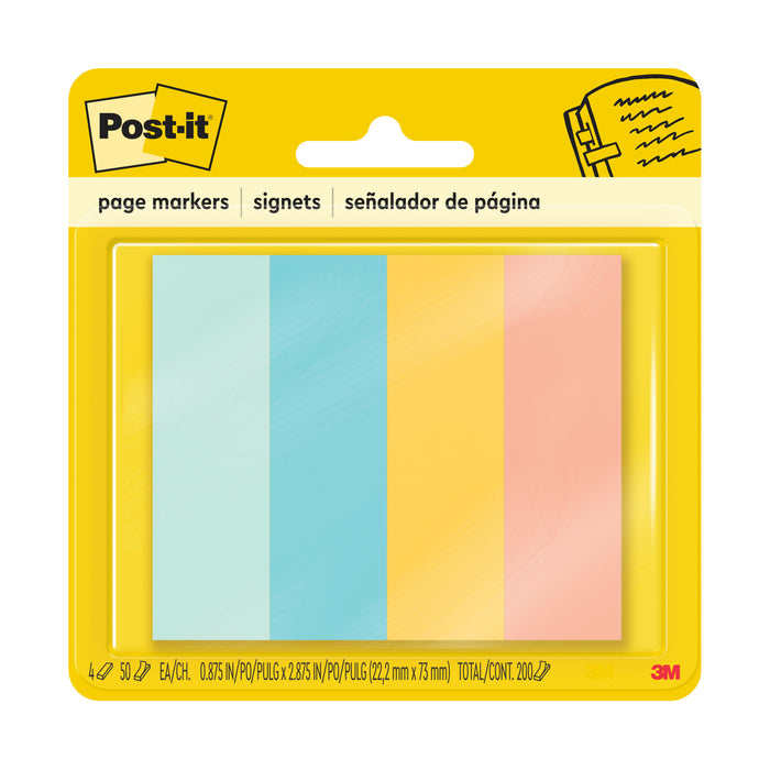Post-it® Page Marker 671-4AF, 7/8 in x 2 7/8 in x (22