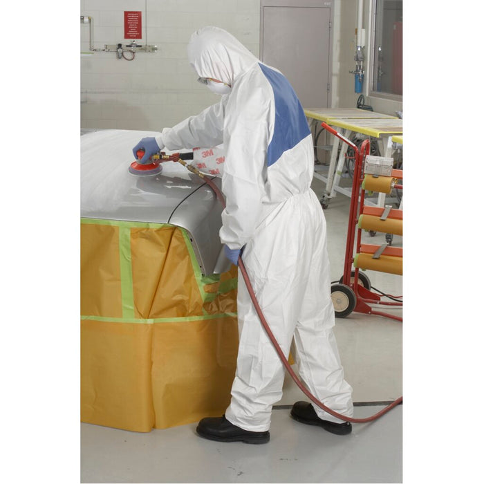 3M Disposable Protective Coverall 4540+-XXL White/Blue MIV Type 5/6