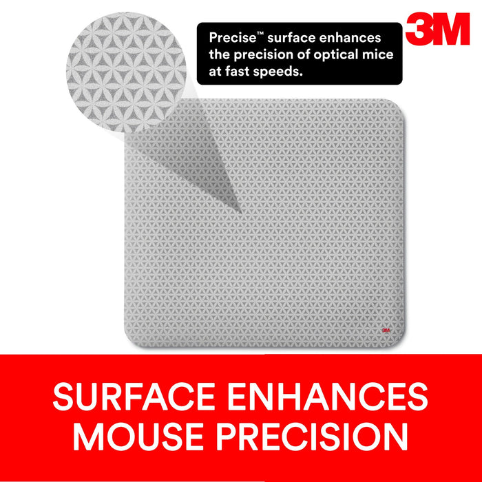 3M Precise Mouse Pad Enhances the Precision of Optical Mice , Non-SkidFoam Back